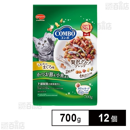 コンボ キャット まぐろ味・かつお節・小魚添え 700g(140g×5袋)