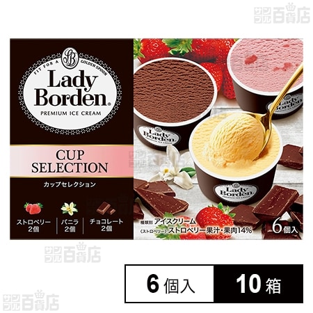 [冷凍]ロッテ レディーボーデン マルチカップセレクション 450ml(6個入)×10箱