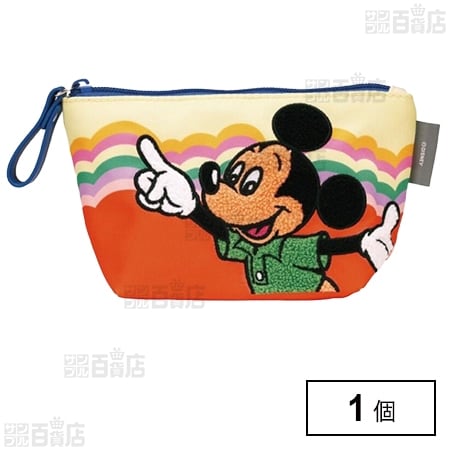 ZFP1 フラットポーチ レトロ／ミッキー
