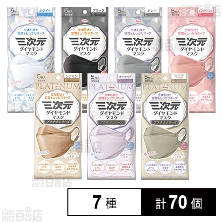 三次元ダイヤモンドマスク フリーサイズ 7種セット