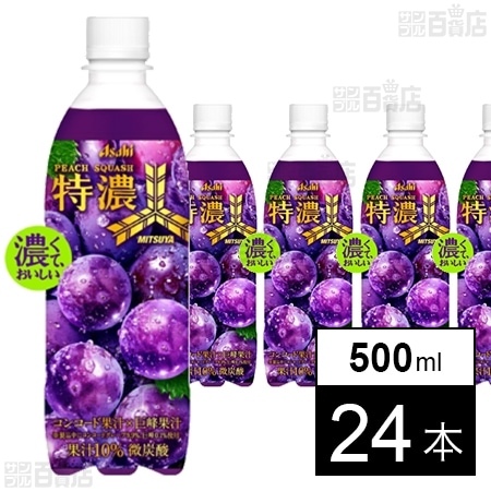 三ツ矢 特濃グレープスカッシュ PET 500ml