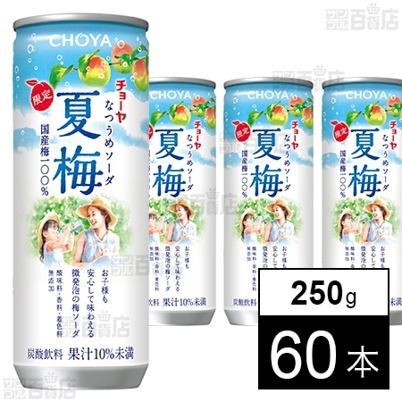【体験コメント募集】夏梅ソーダ缶 250g