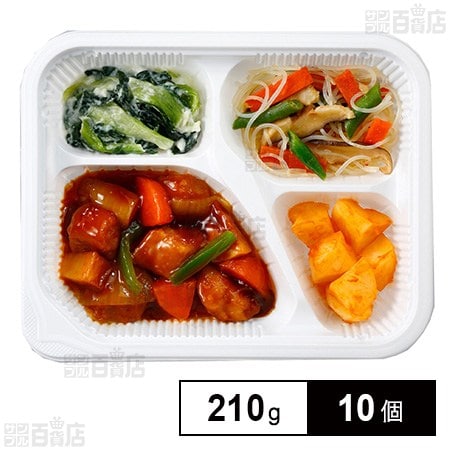 [冷凍]ニチレイフーズ きくばりごぜん 黒酢の酢豚 210g×10個