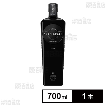 スケープグレース ブラックジン 700ml 化粧箱入り