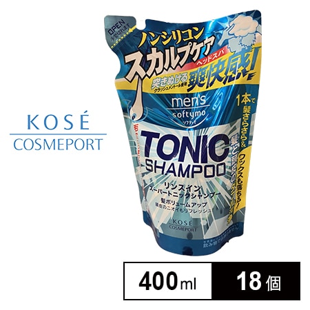 メンズソフティモ リンスイン スーパートニックシャンプー つめかえ 400ml