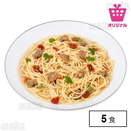 ＜シンプル百科＞アンチョビの塩味とあさりの風味がほどよいボンゴレビアンコ 105g×5食