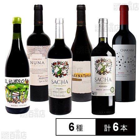 アルゼンチン BIO(オーガニック)赤ワイン6種セット