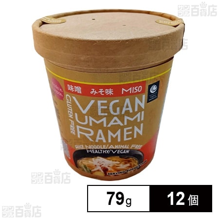 藤和乾物 ヴィーガン旨味ラーメンみそ 79g×12個