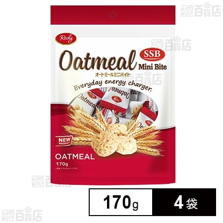 エス・エス・ビー オートミール ミニバイト(オリジナル) 170g×4袋