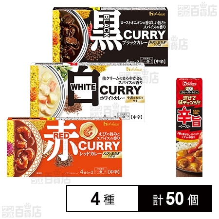 ハウス食品 カレールウ 3種+カレーパートナー 辛旨ペーストセット