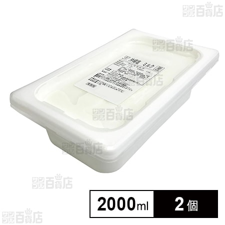 [冷凍]ロッテ 匠のジェラート 沖縄塩 ミルク 2000ml×2個