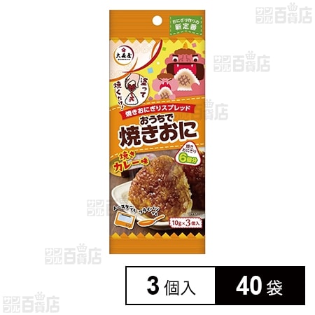 おうちで焼きおに 焼きカレー味 10g×3個入