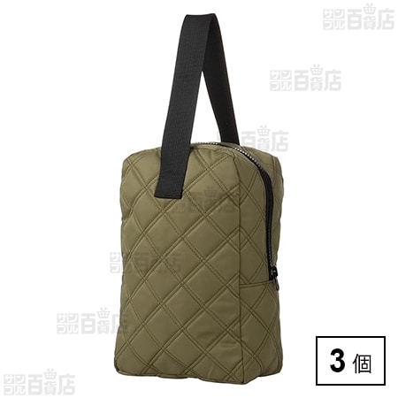 シューズバッグ ナイロンオックスキルト K カーキ 1枚入