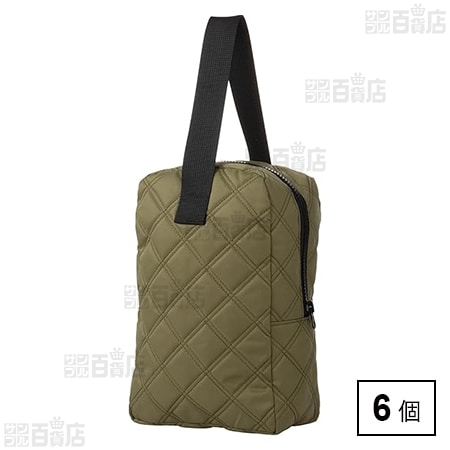 シューズバッグ ナイロンオックスキルト K カーキ 1枚入