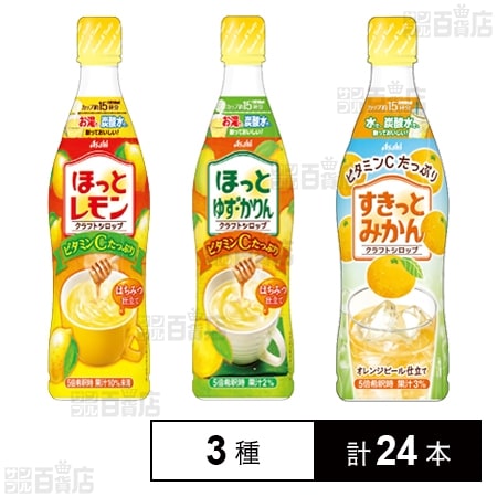 クラフトシロップ (希釈用) 3種セット