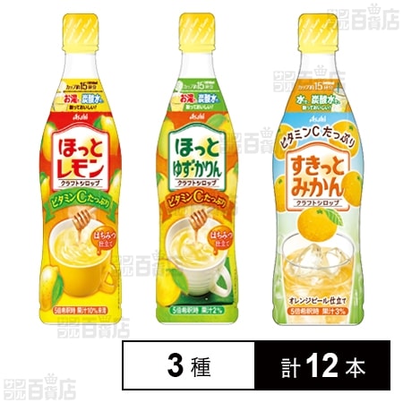 クラフトシロップ (希釈用) 3種セット