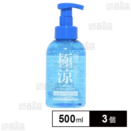 泡の極涼アイスボディーシャンプー フレッシュシトラスの香り 500ml