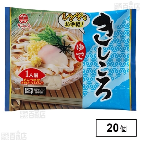 ゆで きしころ ゆできしめん 180g、めんつゆ 25g