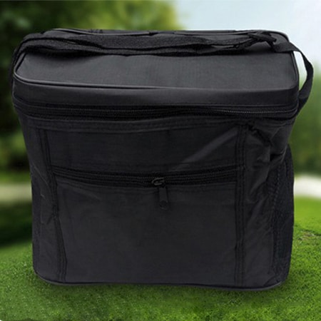 【ブラック】折りたたみクーラーバッグ