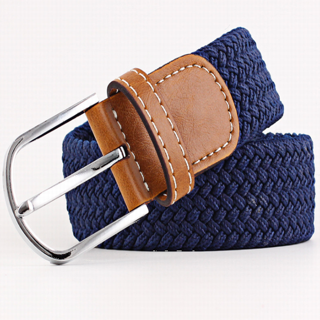 【ネイビー】ゴムメッシュベルト ベルト ゴム 伸びる ストレッチ ゴムベルト 男女兼用