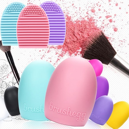 【3個セット／カラーランダム】メイクブラシクリーナー