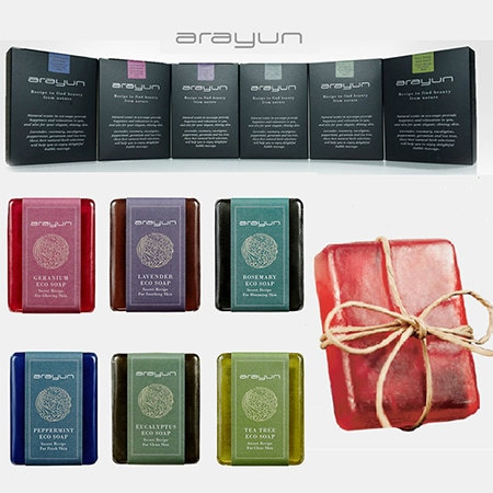 【2個セット／ゼラニウム×ユーカリ】アラヨン ロイヤルハーブ エコソープ