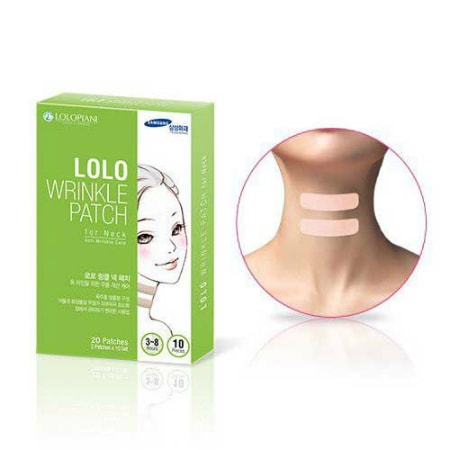 【20枚】寝ている間に首元しっかりケア☆リンクルネックパッチ