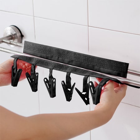 かけて使える洗濯バサミ【ブラック】