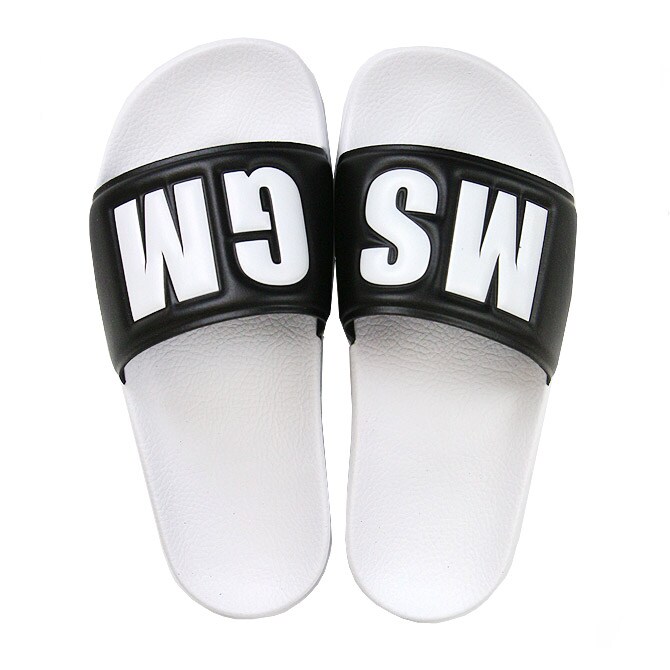 ブラック/23.5cm】MSGM エムエスジーエム シャワーサンダル レディース 