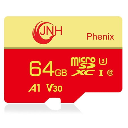 【64GB】JNH microSDXCカード /100MB/S Class10 UHS-I U3