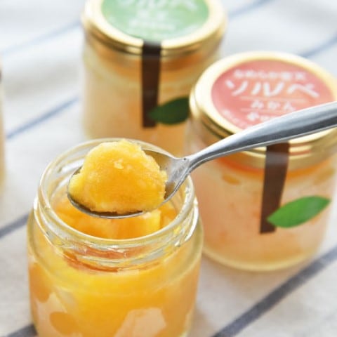 【85g×3種計8個】常温保存ができる！凍らせて食べるシャーベットなめらか寒天ソルベ