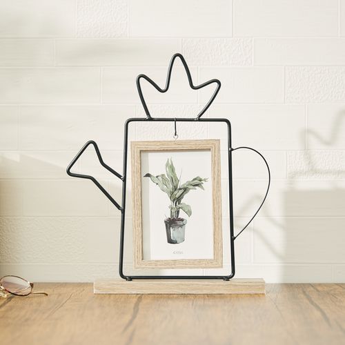 【2個セット】【ジョーロ】モチーフアイアンフォトフレーム