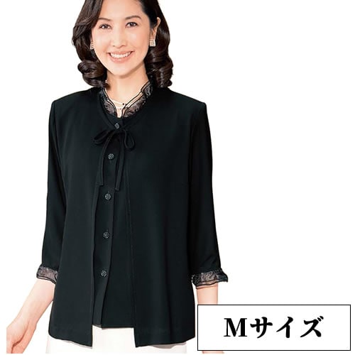 M'S GRACY ジャケット風ブラウス ブラック 40 キレイめ フォーマル 1_20190809135245139.jpg