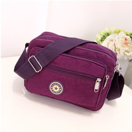 【パープル】超軽量ショルダーバッグ