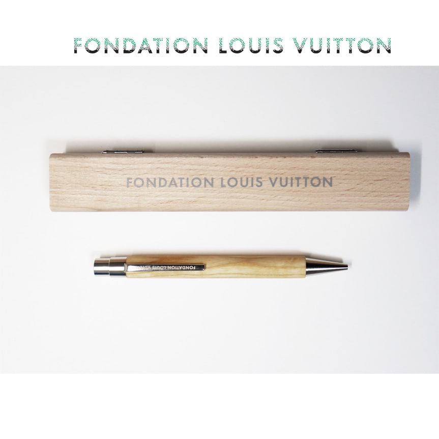 【FONDATION LOUIS VUITTON】美術館 限定 ボールペン #Wooden Pen
