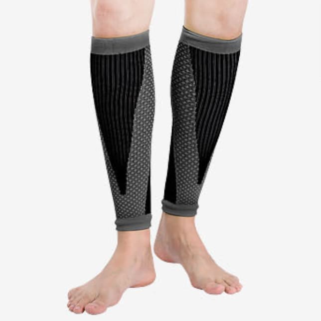 【ブラック・M】ふくらはぎ サポーター 2枚セット 両足セット 着圧 加圧 疲れ 疲労軽減 ケガ防止