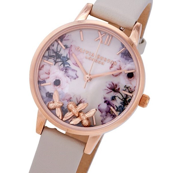 一番の オリビアバートンオリビアバートンOLIVIABURTON腕時計レディースOB16CH13オフホワイト メンズ時計