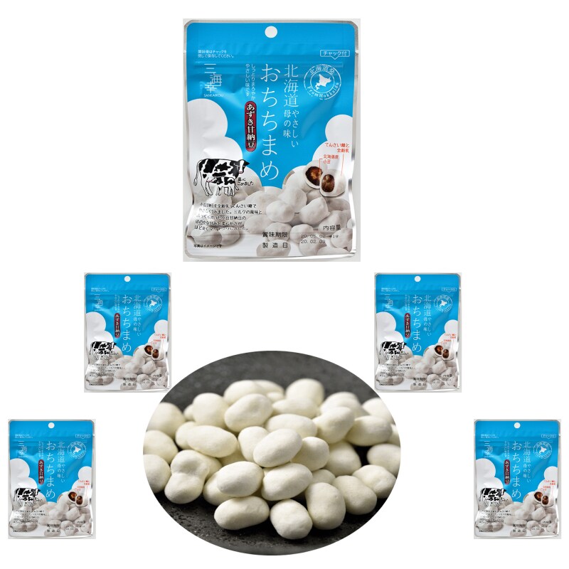 あずき甘納豆おちちまめ しっとりまろやか やさしい母の味 北海道生乳100