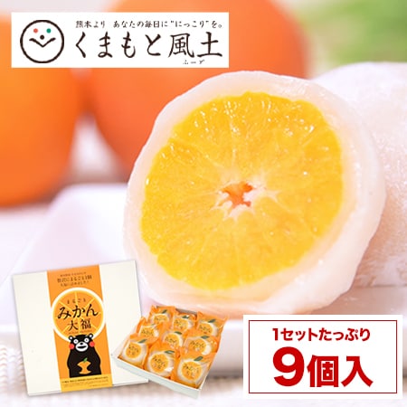 【1セット9個入り】まるごとみかん大福