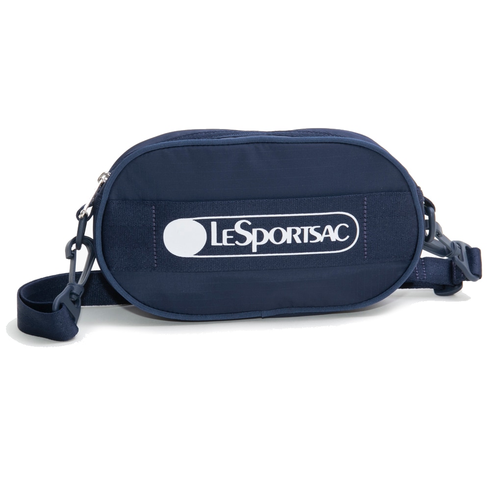 LeSportsac ベルトバッグ SALE 102%OFF DELUXE LOGO ネイビー 殿堂 BELT BAG ポップなロゴがコーディネイトにアクセントを添える逸品