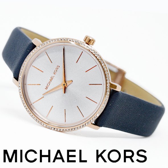 Michael Kors マイケルコース 腕時計 レディース ネイビーを税込