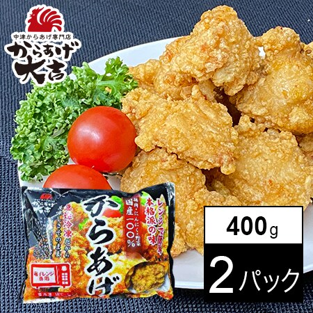【400g×2パック】【レンジでチン！】中津からあげ　ミックス（モモ肉・ムネ肉）