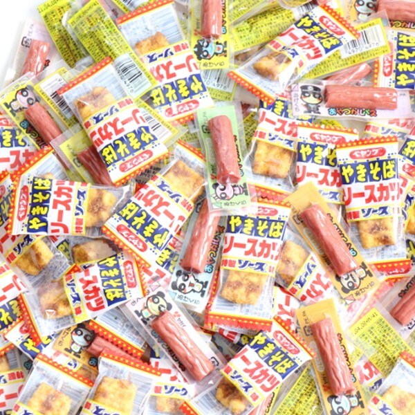 ペヤングやきそばソースカツ おやつカルパス 100コ を税込 送料込でお試し サンプル百貨店 おかしのマーチ