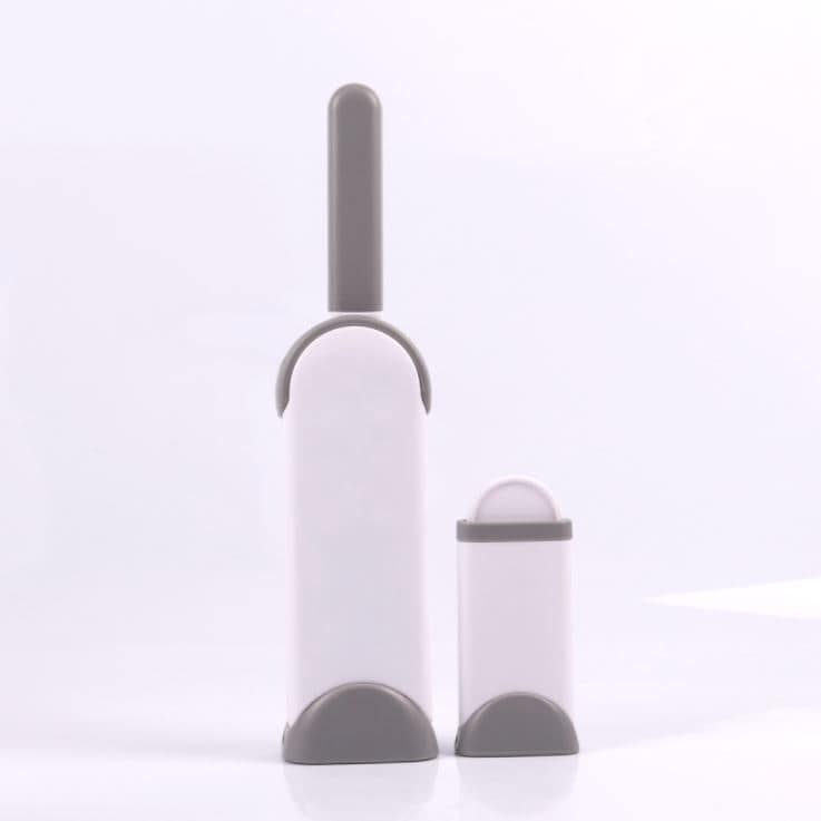 【グレー】家庭用・持ち運び用に便利な毛玉取り大小セット