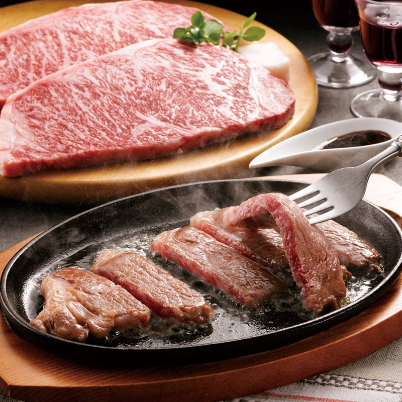 【計540g】宮崎牛5等級ロースステーキ（180g×3枚）