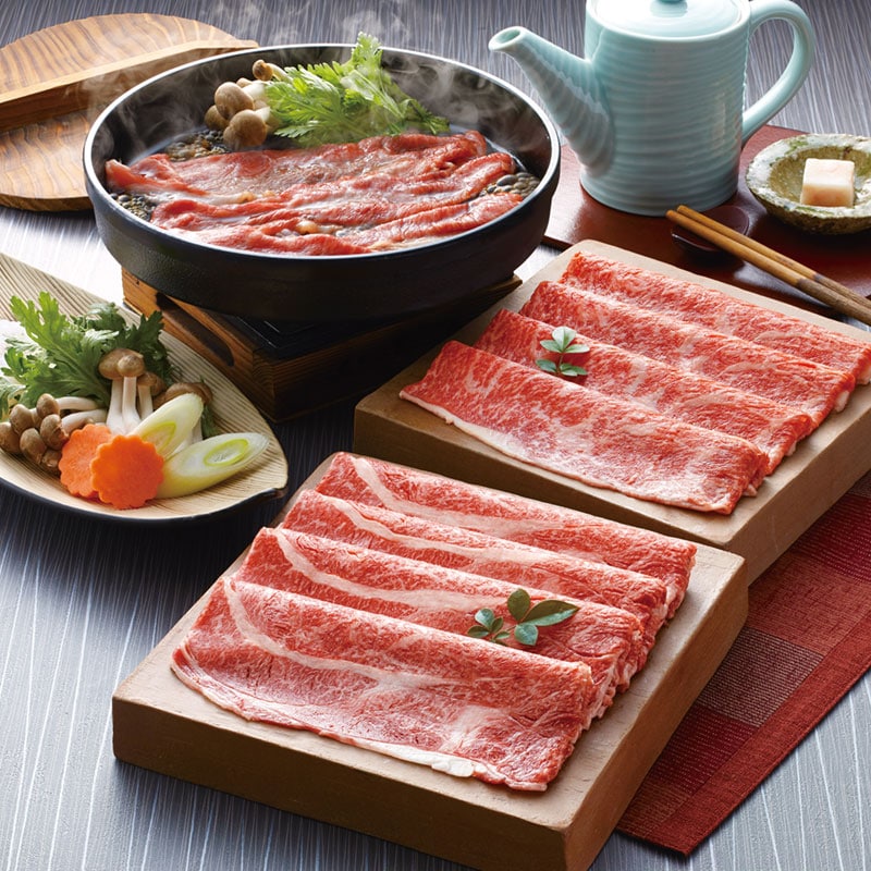 【計500g】松阪牛すきやき肉（肩ロース肉・もも肉 各250g）すきやき用にスライスしてお届け！