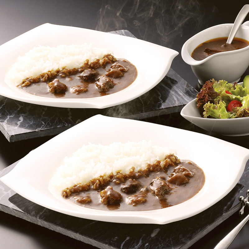 【200g×12食】神戸ビーフのカレー（中辛口・レトルトパウチ）