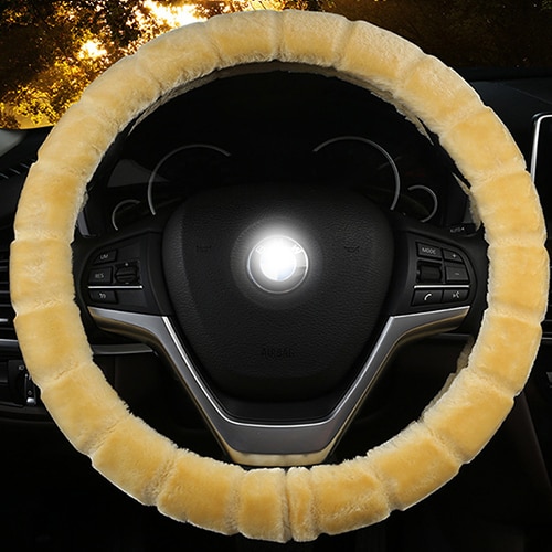 あったかもふもふハンドルカバー【ベージュ】