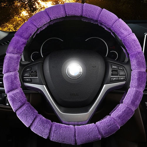 あったかもふもふハンドルカバー【パープル】