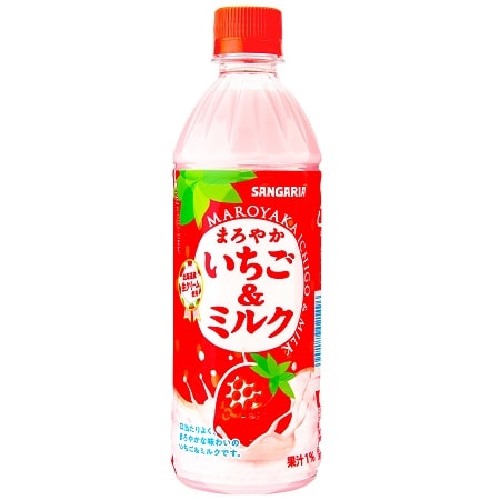 サンガリア まろやかいちご＆ミルク 500ml×24本